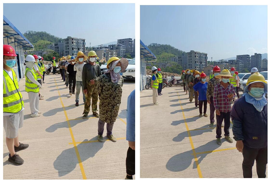 福建松溪經(jīng)濟(jì)開(kāi)發(fā)區(qū)城東園新型紡織專(zhuān)業(yè)園標(biāo)準(zhǔn)化廠房項(xiàng)目部全員核酸檢測(cè)